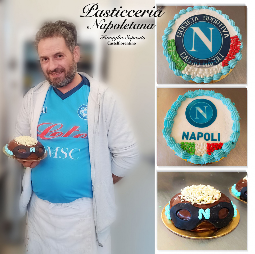 le torte in onore dello scudetto del napoli